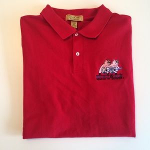 Red Hot & Blue Graphic Polo Shirt - Size XL
